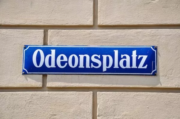 Der Odeonsplatz in München